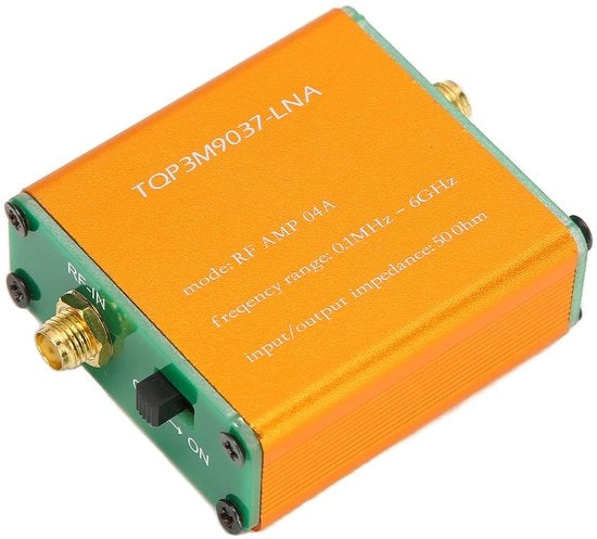 Amplificatore di banda larga 20 dB 195 GHz Amplificatore LNA ad alta guadagno e bassa rumorosità - Connessione SMA femmina - Modulo di potenziamento RF - 6 GHz - MHz - 01 - senza batteria.