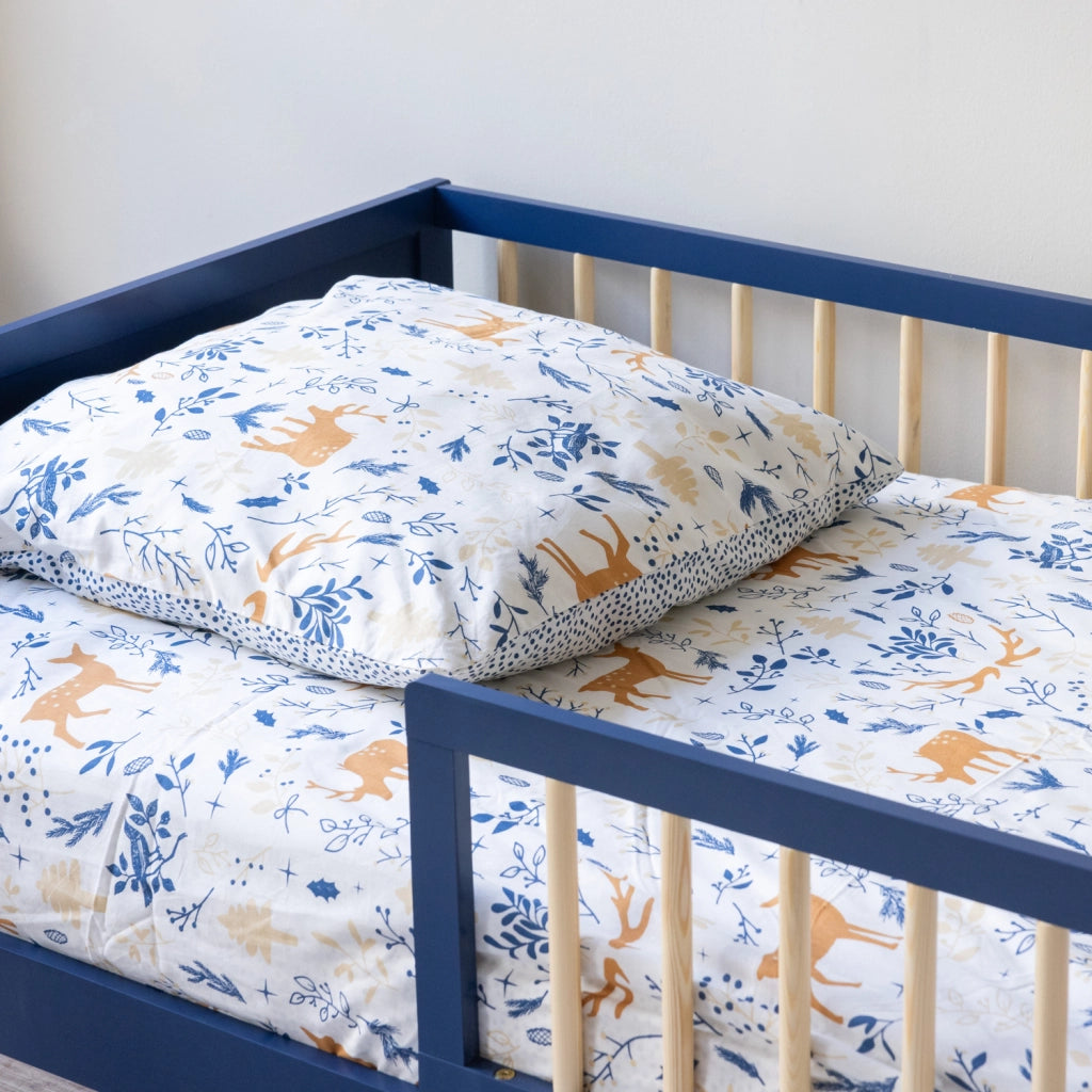 Letto per bambini 190x90cm blu scuro ADAM