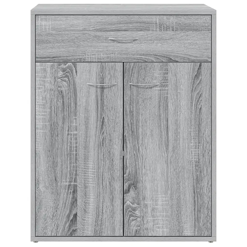 Credenza-Buffet-Armadio da cucina Grigio Sonoma 60x30x75 cm in Legno Multistrato