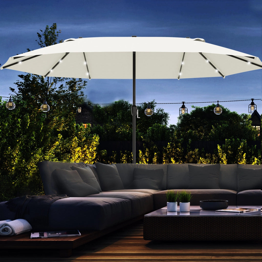 Ombrellone Ovalle ¨C zephmum ¨C 440x256 cm crema