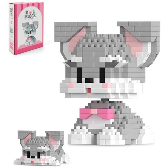 Bricolage per cani - Mattoncini per costruire sculture di cuccioli - Giocattoli da costruire per adulti e ragazzi - 16 x 12 x 4,5 cm - Attività creativa e rilassante...