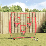 vidaXL Baseball & Softball Nero 214.5 x 89.5 x 181 cm Poliestere