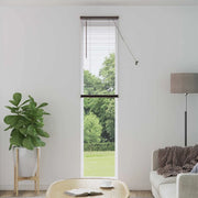 Tenda Veneziana Marrone Scuro con Motivo 213 x 40 cm PVC 42003797
