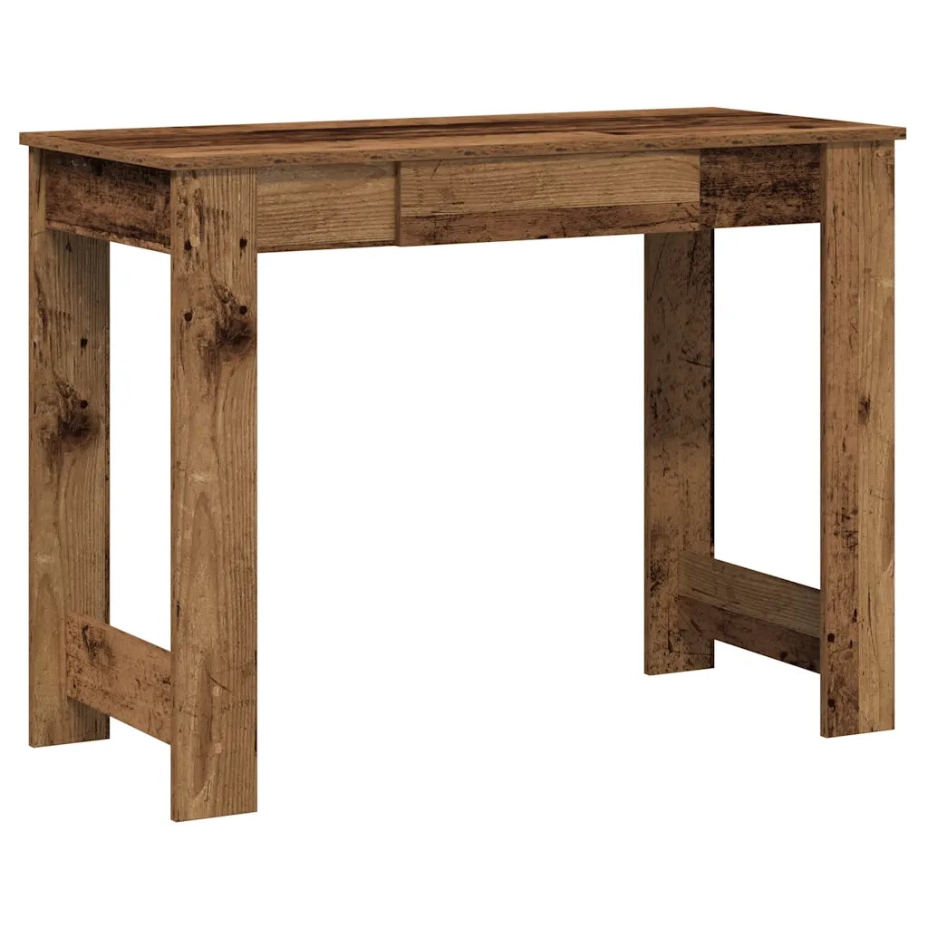 Scrivania Legno Vecchio 100x45x75 cm in Legno Multistrato 860434