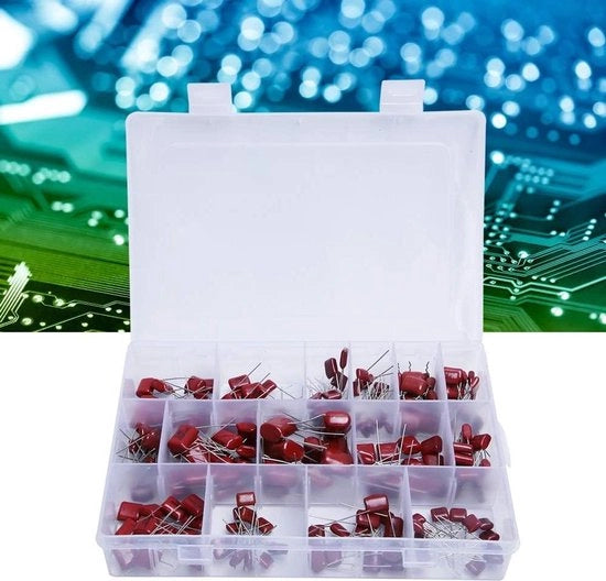 Film Condensatore 0.022uF 1000V 22nF (223) - 180 pezzi Assortimento CBB Polipropilene 630V - 10nF 0.01uF 400V-68nF 0.068uF