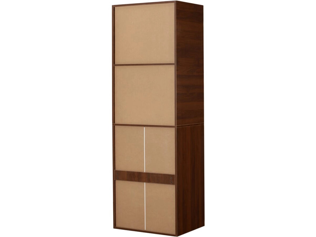 Armadio "Opéra" con 5 cassetti e 2 ripiani - 60 x 45 x 180 cm - Marrone