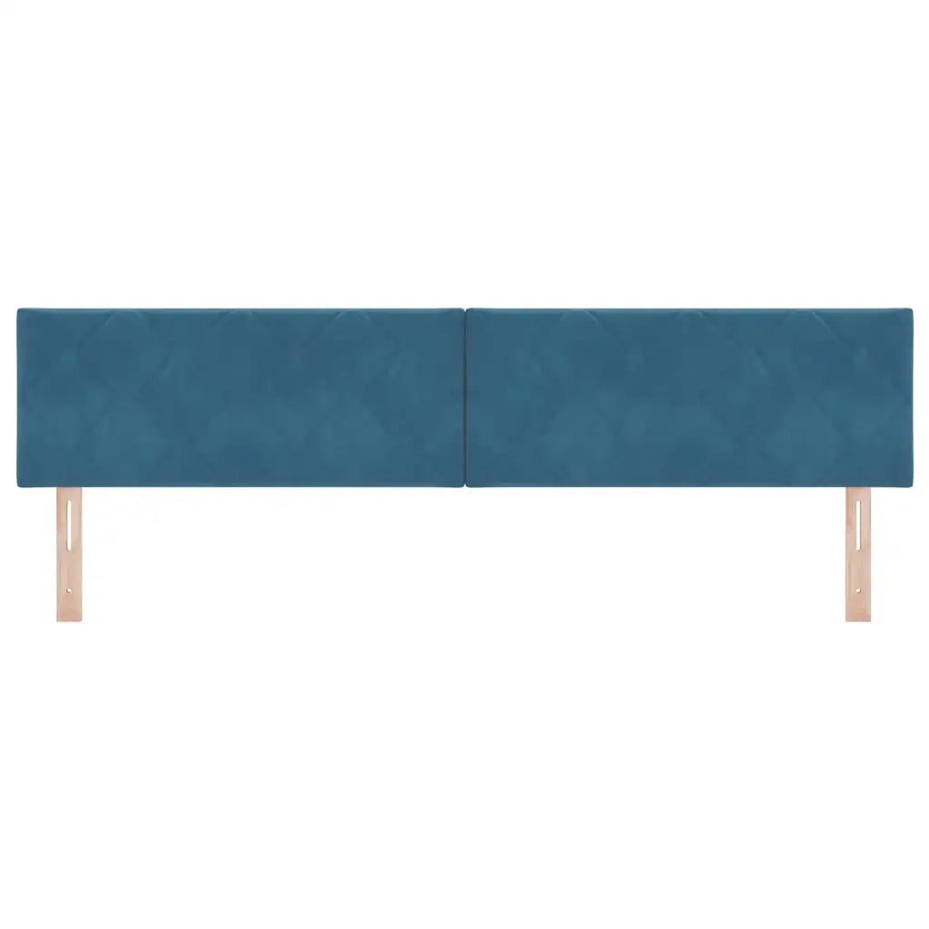 Testiera LED Blu Scuro 200 cm Velluto 3338263