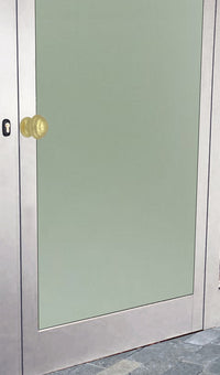 Pomolo fisso per porta SAGUATTI 178/60BB in alluminio oro lucido