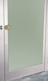 Pomolo fisso per porta SAGUATTI 178/60CB in alluminio bronzo lucido