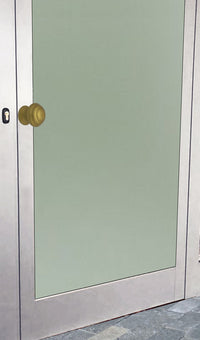 Pomolo fisso per porta SAGUATTI 178/60FB in alluminio oro satinato