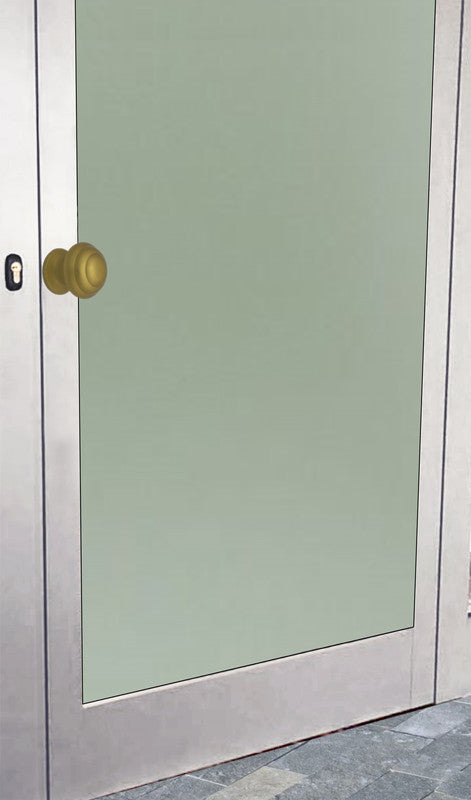 Pomolo fisso per porta SAGUATTI 178/60FB in alluminio oro satinato