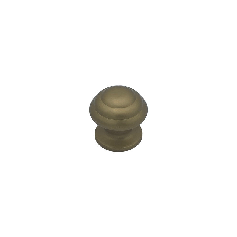 Pomolo fisso per porta SAGUATTI 178/60GB in alluminio bronzo satinato