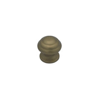 Pomolo fisso per porta SAGUATTI 178/60GB in alluminio bronzo satinato