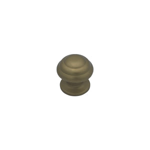 Pomolo fisso per porta SAGUATTI 178/60GB in alluminio bronzo satinato