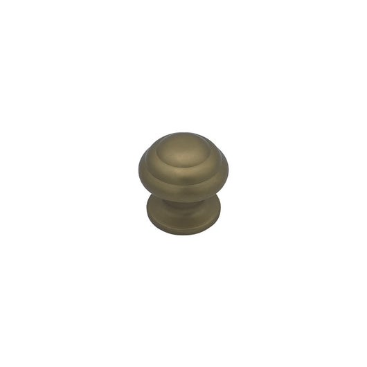 Pomolo fisso per porta SAGUATTI 178/60GB in alluminio bronzo satinato