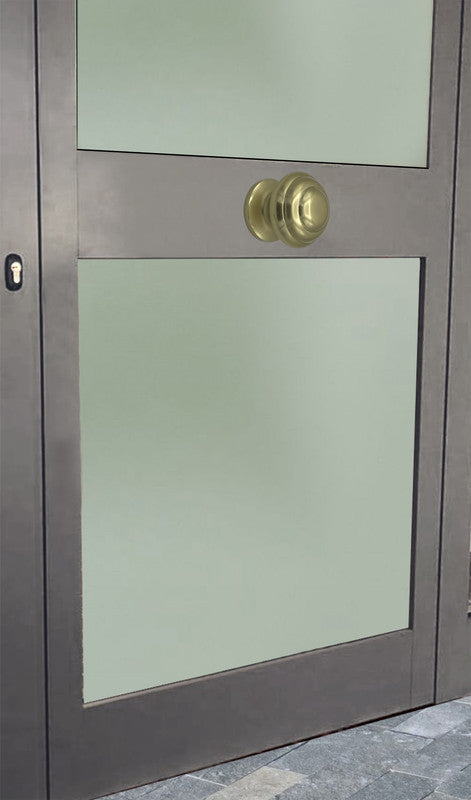 Pomolo fisso per porta SAGUATTI 178/70BB in alluminio oro lucido