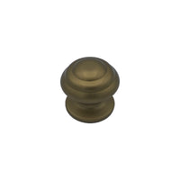 Pomolo fisso per porta SAGUATTI 178/70GB in alluminio bronzo satinato