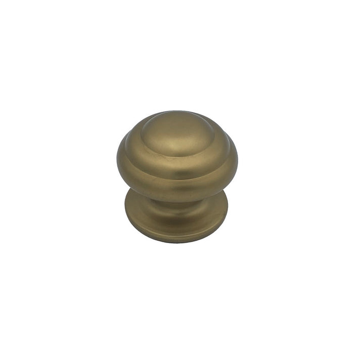Pomolo fisso per porta SAGUATTI 178/80GB in alluminio bronzo satinato