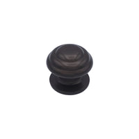 Pomolo fisso per porta SAGUATTI 178/80IB in alluminio marrone opaco