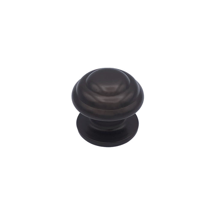 Pomolo fisso per porta SAGUATTI 178/80IB in alluminio marrone opaco