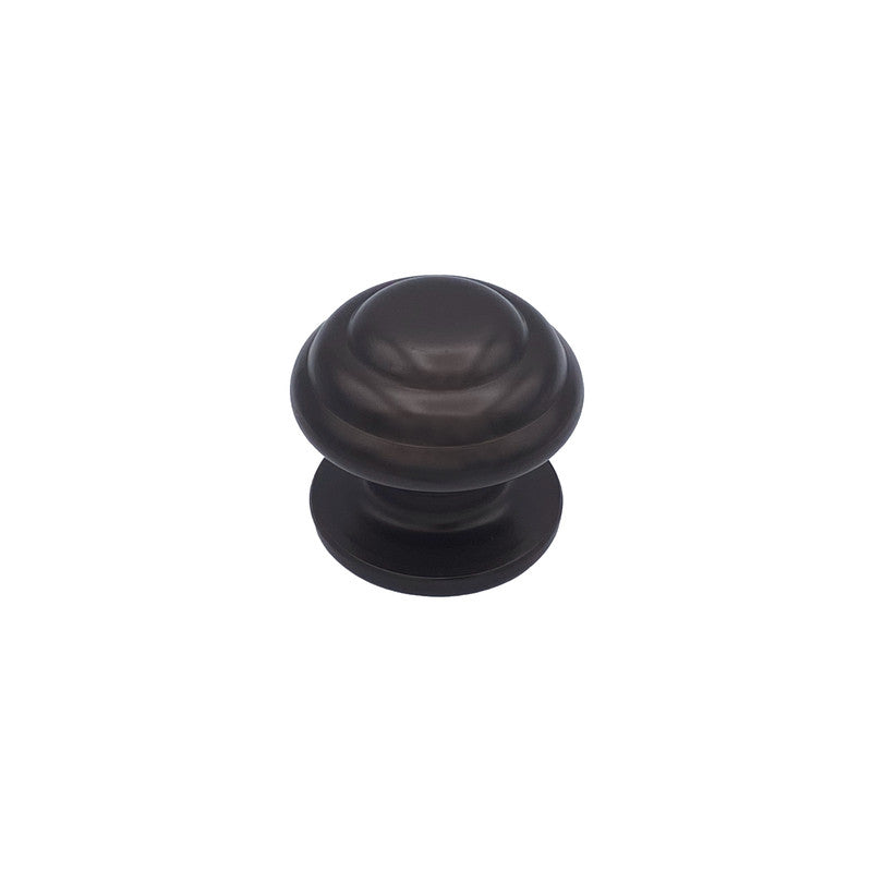 Pomolo fisso per porta SAGUATTI 178/80IB in alluminio marrone opaco