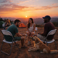 MAURY'S SEDIA PIEGHEVOLE SALVASPAZIO GOLF BIANCA