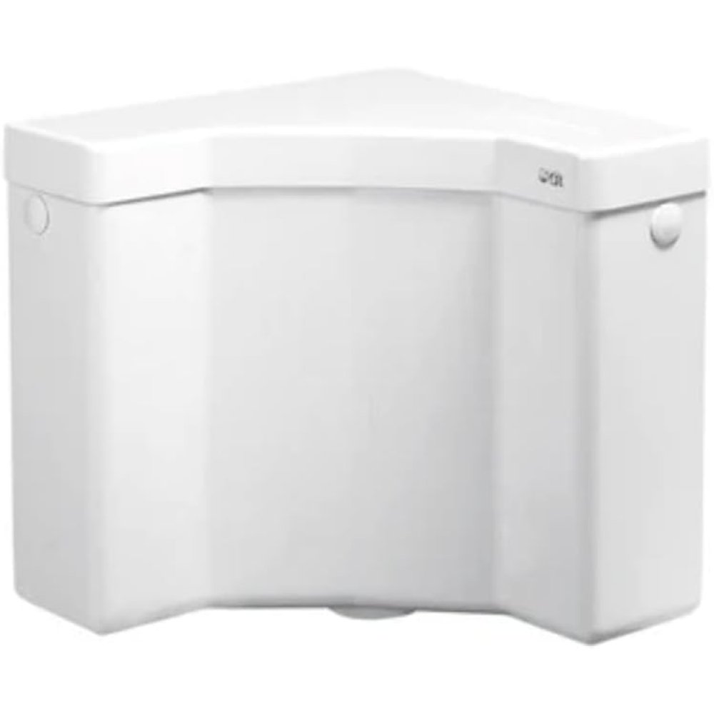 Cr cassetta scarico in pvc ad angolo bianca