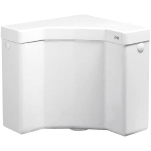 Cr cassetta scarico in pvc ad angolo bianca