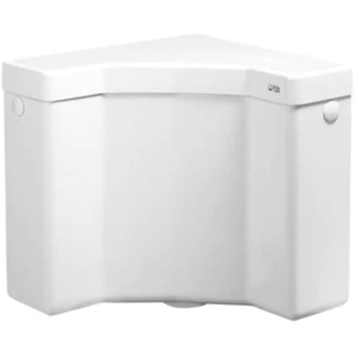 Cr cassetta scarico in pvc ad angolo bianca