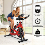 Cyclette da Casa Professionale - RATTANTREE - con Schermo LCD e Portabicchieri - Volano 6kg - capacit¨¤ di 150 kg