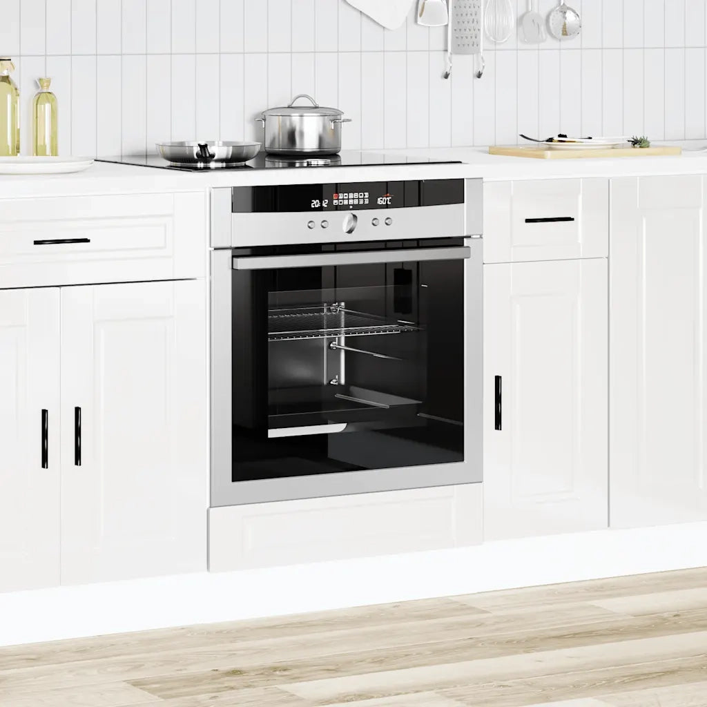 Pensile da cucina | Armadio per Forno Porto Bianco Lucido in Legno Multistrato