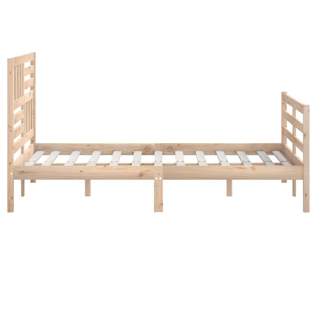 Giroletto senza Materasso Ambrato in Legno Massello 120x200 cm