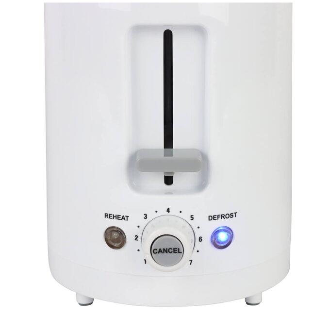 ARDES ARTOAST01 TOSTAPANE ELETTRICO CON 2 PINZE E 7 LIVELLI DI DORATURA 750W COLORE BIANCO