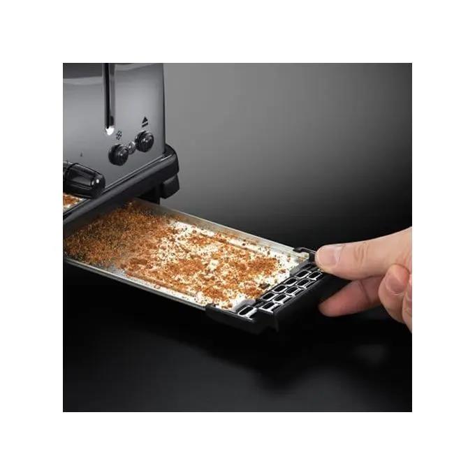 RUSSELL HOBBS 23310-57 TOSTAPANE IN ACCIAIO INOX CON 2 SLOT + VASCHETTA BRICIOLE 1200W INOX