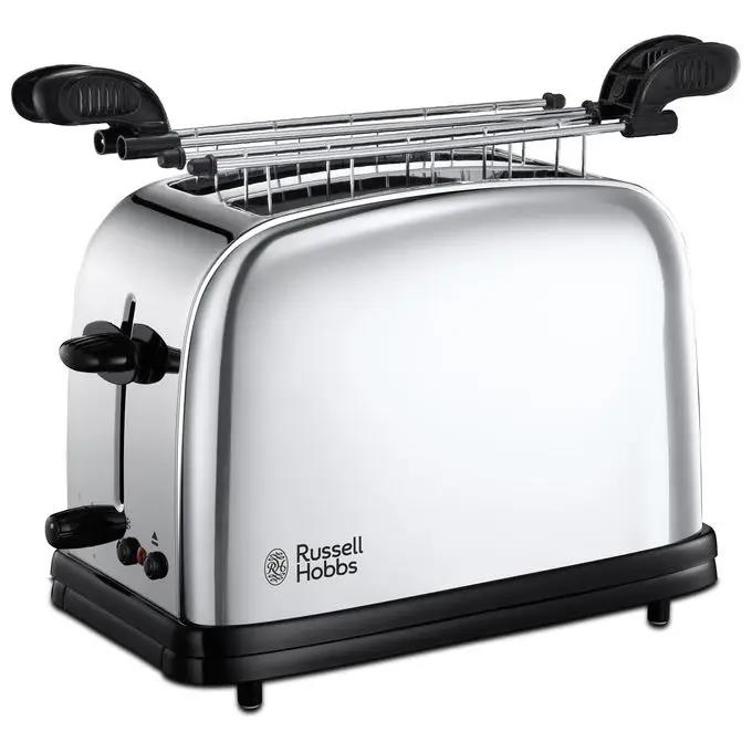 RUSSELL HOBBS 23310-57 TOSTAPANE IN ACCIAIO INOX CON 2 SLOT + VASCHETTA BRICIOLE 1200W INOX