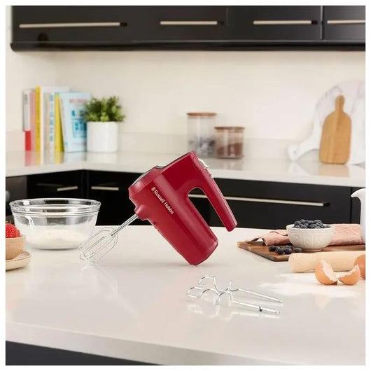 RUSSELL HOBBS 27150-56 SBATTITORE DESIRE 350W CON 5 VELOCITÀ FUNZIONE TURBO COLORE ROSSO