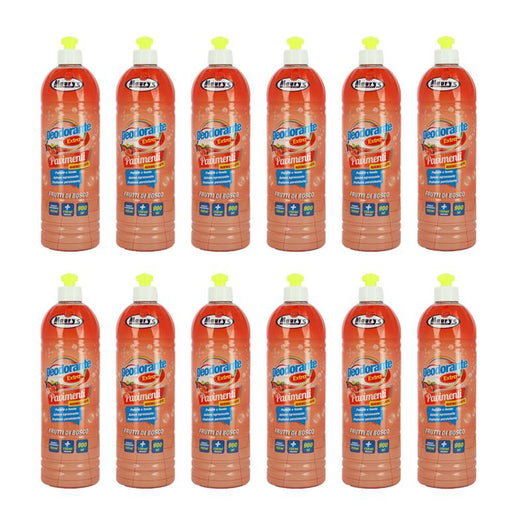 MAURY'S DETERGENTE PAVIMENTI 900 ML FRUTTI DI BOSCO - SET 12PZ