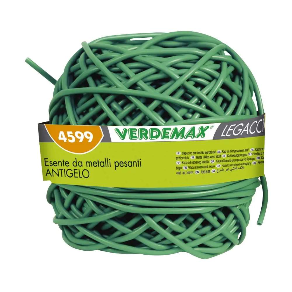 Filo in PVC per Legature Piante Delicate 2 mm Gomitolo 30 Mt Verdeamx