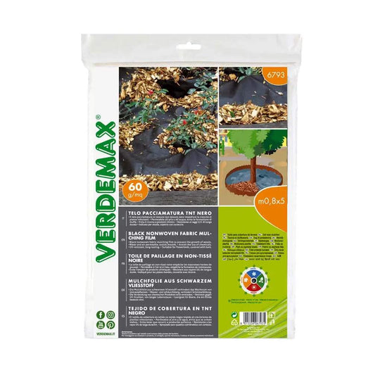 Telo Pacciamatura Nero in TNT 60 Gr Inverno Estate Verdemax