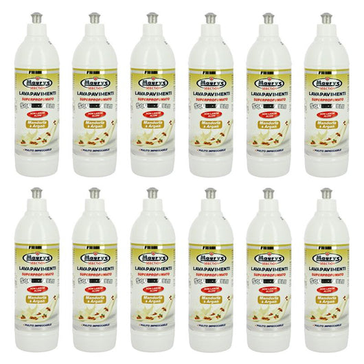 MAURY'S LAVAPAVIMENTI SUPERPROFUMATO SQUEEZABLE 750ML, SET 12 PZ  MANDORLA