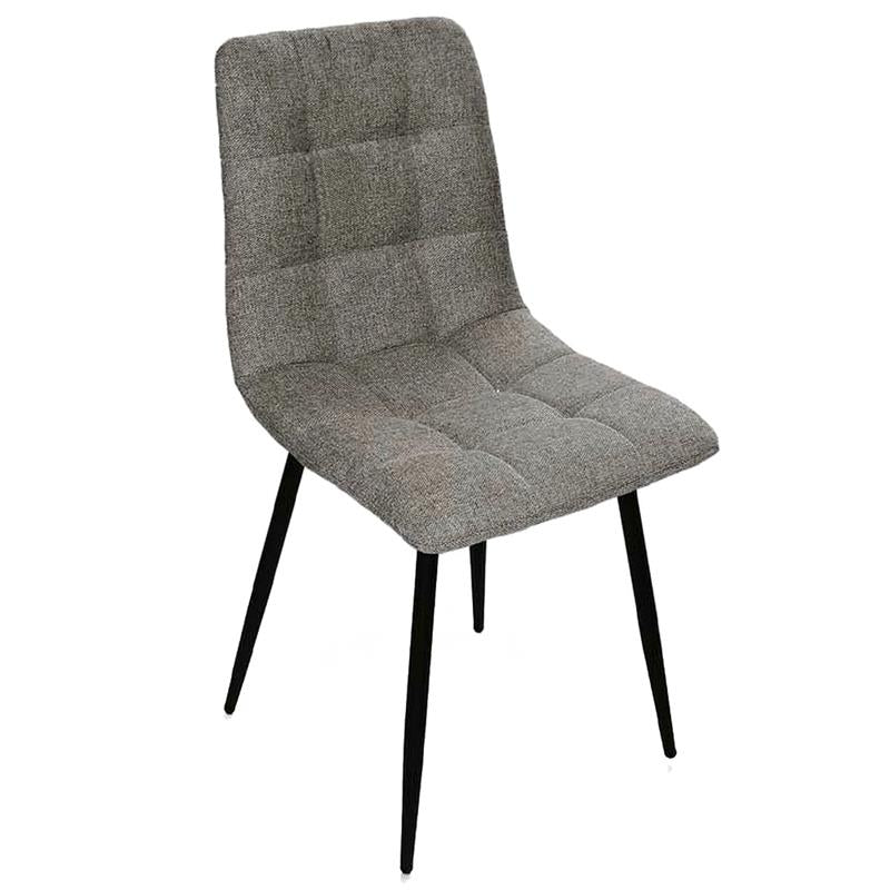 SEDIA TESSUTO IMBOTTITA MARRONE CHIARO 44 X 55 X 88 CM