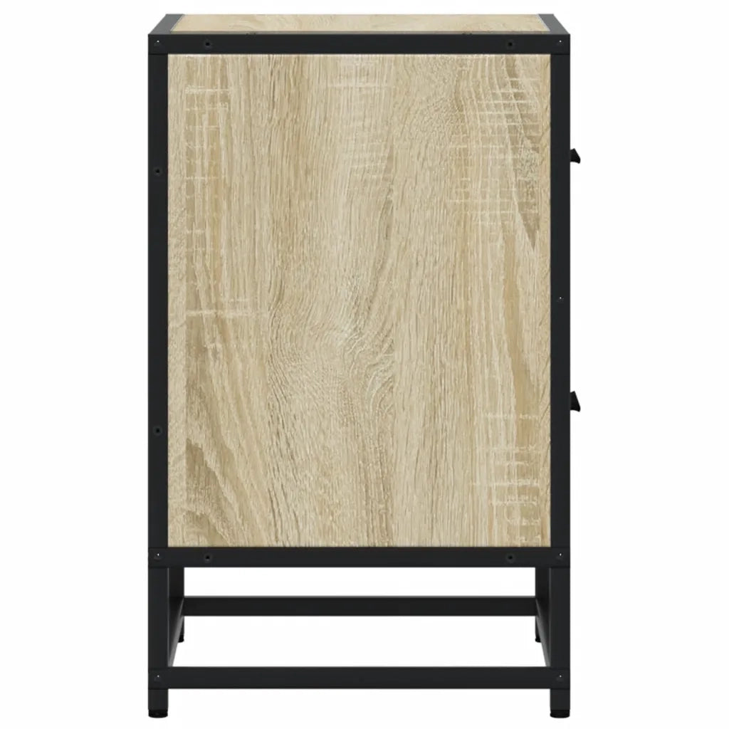 Comodini 2pz Rovere Sonoma 40x31x50 cm in Truciolato