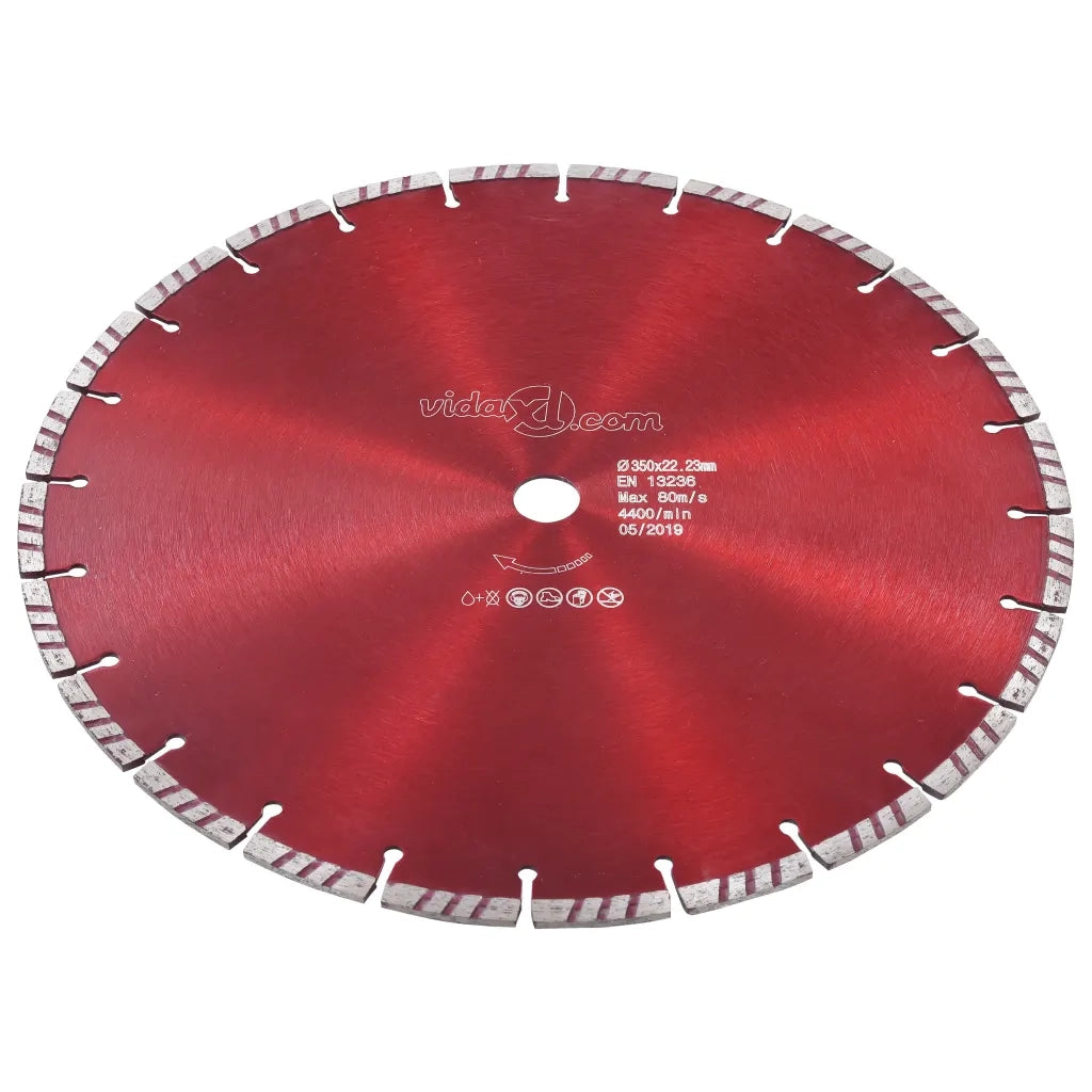 Disco da Taglio Diamantato con Turbo in Acciaio 350 mm