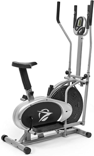 PLASMAFIT MACCHINA ELLITTICA CYCLETTE CROSS TRAINER 2 IN 1 CON SEDUTA