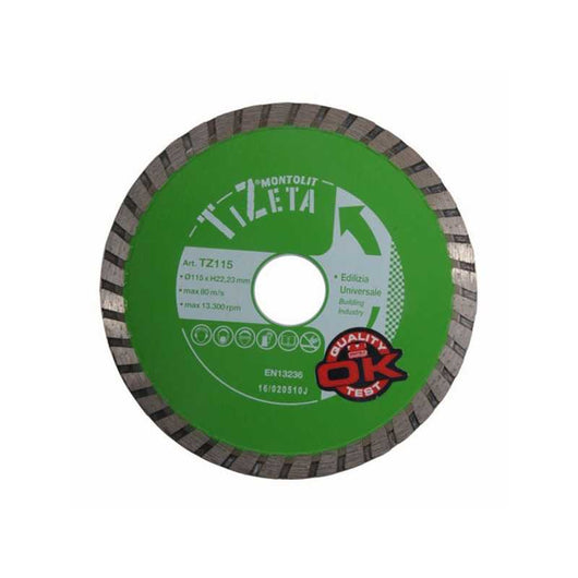 Disco Universale Senza Flangia Turmont TZ Montolit Formato: 230 mm