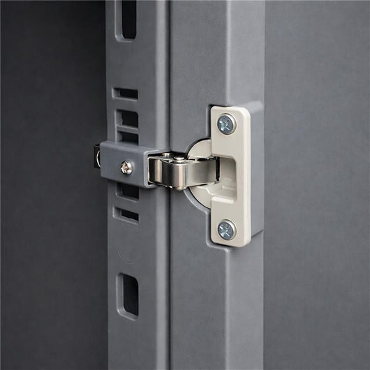 ARMADIO PATTUMIERA BASSO IN PLASTICA 2 SCOMPARTI DIMENSIONI 68X37X H 84 CM 200 LT