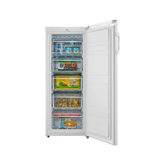 COMFEÈ RCU219WH2 CONGEATORE VERTICALE MONOPORTA A LIBERA INSTALLAZIONE CAPACITÀ 160L CLASSE E 142X55