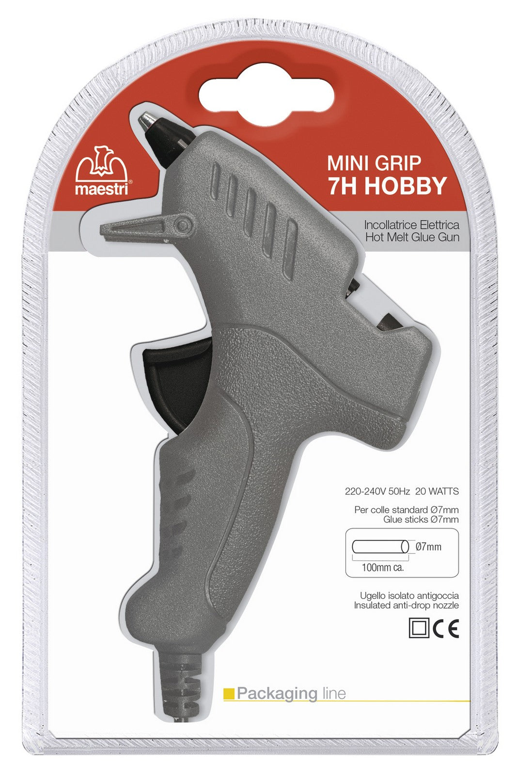 maestri pistola incollatrice mm.7 cod:ferx.17819