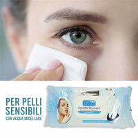 MAURY'S SALVIETTE DETERGENTI UMIDIFICATE STRUCCANTI PER PELLI SENSIBILI 3CF