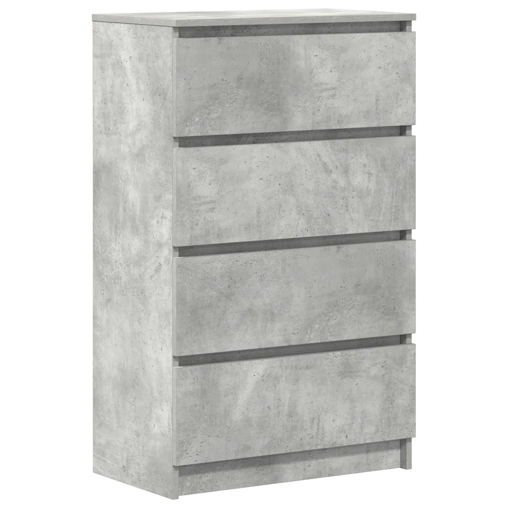 Credenza-Buffet-Armadio da cucina Grigio Cemento 60x35x98,5 cm in Legno Multistrato